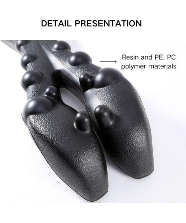 Jiazhouhb Acupressure Massager - Trigger Point & Back Extensor | Neck Relief | Black & Orange - Buy Online on GoSupps.com