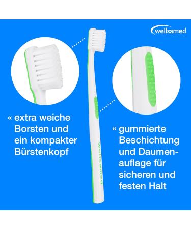 Buy Wellsamed Megasoft Toothbrush - Extra Gentle 1 Piece | Shop Internationally - Buy Online on GoSupps.com