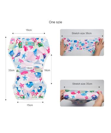 Alvababy Swimming Diapers - Reusable Adjustable 0-2 Years - 2 Pack for Infants & Toddlers - SW09-10 - Buy Online on GoSupps.com