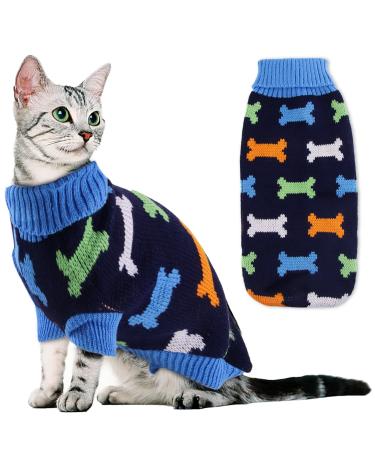 Actoys cat sweater cat sweater for cats warm cats clothes cats sweaters cats clothing winter pet sweater cat cat clothing sweet giraffe winter pussy (black m) black m