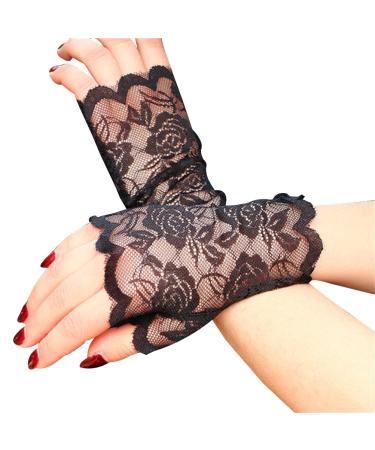 Grunge Clothes Wedding Gloves Top gloves Fingerless Gloves Protection Sun Protection Gloves Half Hand short gloves for rave outfit