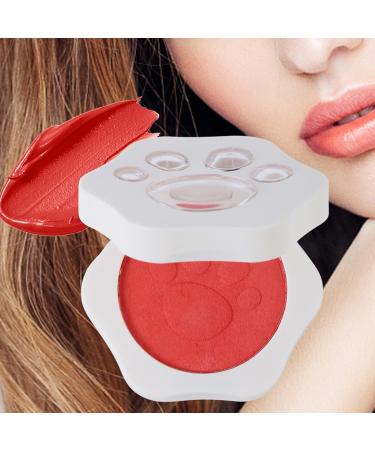 Rouge in matte cream blush in cream double use for lips and cheeks matte colored mud improves complexion cats claw design natural blush cream for women - Buy Online on GoSupps.com