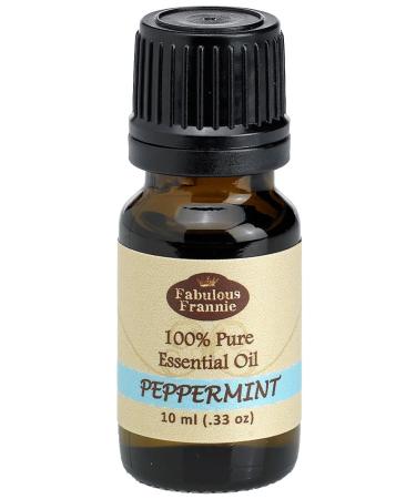 Fabulous Frannie Peppermint 100% Pure Undiluted Essential Oil Therapeutic Grade - 10 ml. Great for Aromatherapy!