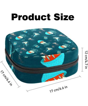 Seamless Jellyfish Sanitary Napkins & Menstrual Cup Pocket - Multicolored Periodic Inserts Panty Liners & Tampons for Girls & Women - Buy Online on GoSupps.com