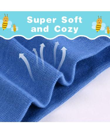 Aolso Newborn Baby Hats & Mittens Set - Blue Infant Cotton Gloves & Caps for 0-6 Months - Buy Online on GoSupps.com
