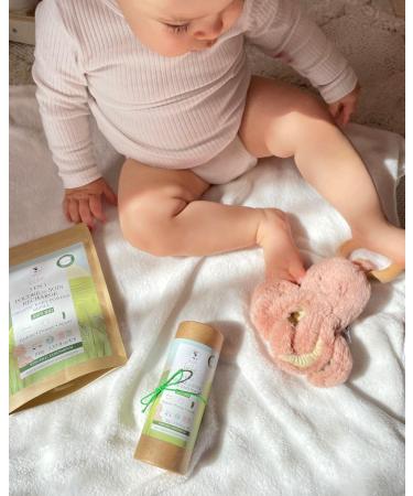 Baby Powder without talc 3 in 1 Organic Care Powder for Baby Changing Bath and Care (100g) 100% vegetable and 100% organic - Buy Online on GoSupps.com