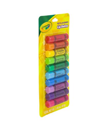 Taste Beauty Crayola Fruit-Flavored Lip Balm Bulk Pack - 10 Pack - Buy Online on GoSupps.com