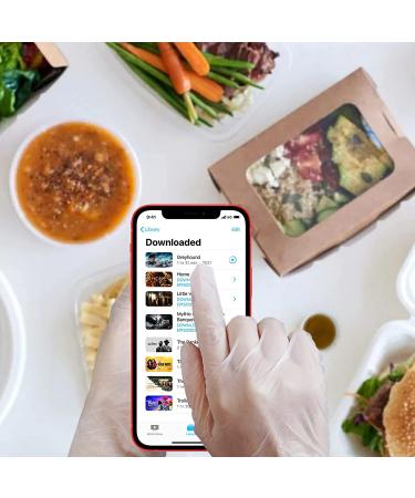 PEIPU Vinyl Disposable Gloves - 50 Large Latex-Free Powder-Free Cleaning Service Gloves - Buy Online on GoSupps.com