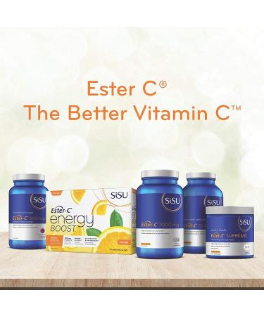Sisu Ester-C Supreme Capsules 24-hour Immune Support With Antioxidant Bioflavonoids and Larch Arabinogalactan for Immune System Support 210 caps Citrus free Gluten Free Vegan Non-GMO Unflavored 210 count (Pack of 1) - Buy Online on GoSupps.com