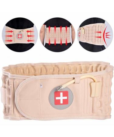 Reduces Muscle Lumbar Support Belt - Inflatable Lumbar Traction Belt for Relieves Back Muscles Relieves Pain and Prevents Injuries Posture Correction