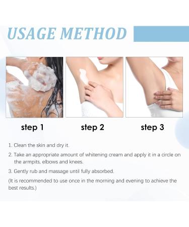 EXQST 10 Seconds Whitening Cream Korea 10 Seconds Whitening Cream 10 Seconds Instant Whitening Cream Brightens & Moisturizes Armpits Neck Knees - Buy Online on GoSupps.com