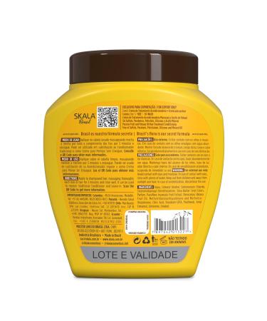 Skala Passion Fruit & Patau Oil Hair Care 1000g - Brazilian Treatment Cream Sulfate & Paraben Free Includes Free Comb - International Shipping Available - Buy Online on GoSupps.com