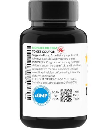 MONOHERB Guggul Extract 1000 mg - 90 Vegetarian Capsules - Buy Online on GoSupps.com