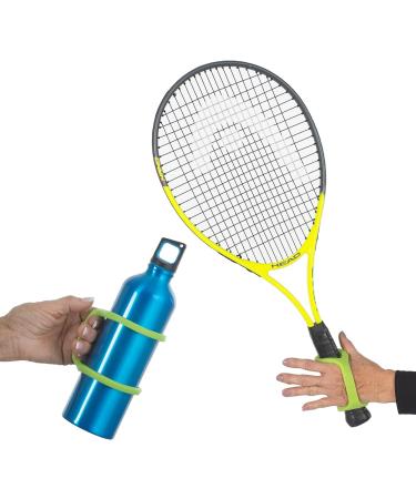 EaZyHold Adaptive Handle - 2 Pack for Sports Tools, Cups, Bottles - Ideal for Kids, Adults, Seniors with Weak Grip, Arthritis, Cerebral Palsy - Independent Living Accessory for Stroke and Veterans - Buy Online on GoSupps.com