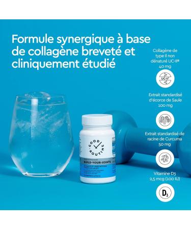 BUILD-YOUR-JOINTS (30 Capsules) - Knee Pain Joint Pain Pills Joint Treatment Collagen Cartilage Repair Joint Health Bone Health - Buy Online on GoSupps.com