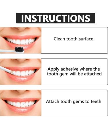 4 Pair Tartar Jewelry Tooth Stones Set - DIY Tooth Gem Kit for Stunning Smiles - Buy Online on GoSupps.com