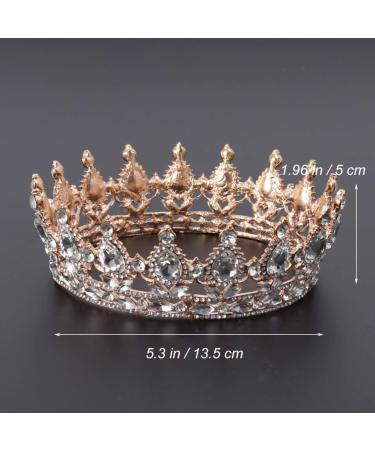 FRCOLOR Crystal Crowns and Tiaras Vintage Rhinestone Bridal Tiara Crowns for Women Girls Wedding Prom Costume Party Hair Accessories - Buy Online on GoSupps.com
