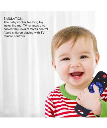 Silicone TV Control Teething Toy for Babies - Educational & Safe Cartoon Texture - Black - Buy Online on GoSupps.com