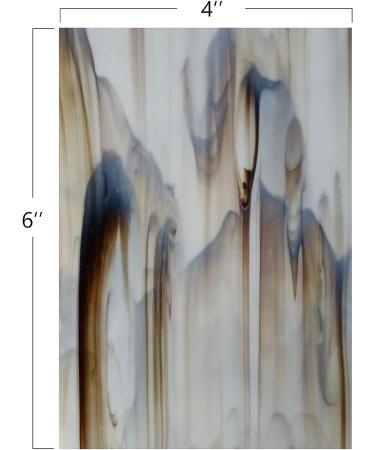 HAOSUM 8 Variety Pack Stained Glass Sheets - 4x6 inch Opaque Art Glass for DIY Mosaic Projects in Black/Grey - Buy Online on GoSupps.com