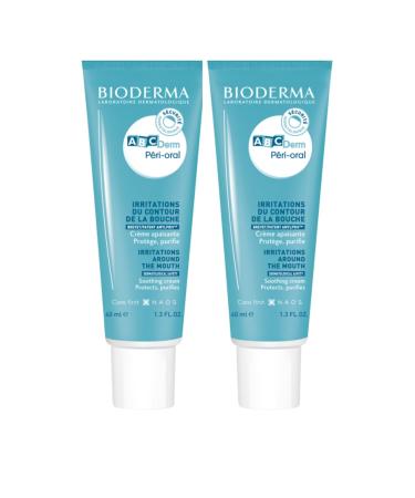 ABCderm Peri-Oral | Irritation of the Contour of the Mouth | Soothing Cream | Protects and Purifies | Pack of 2 x 40 ml