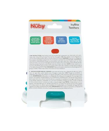 Nuby IcyBite Ocean Rings Teether - BPA-Free Baby Teething Toy for Teething Relief (3+ Months) - Buy Online on GoSupps.com