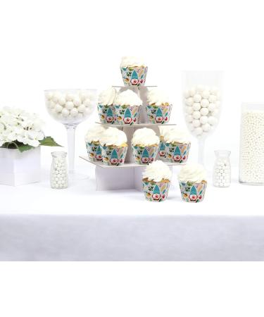 Big Dot of Happiness Garden Gnomes - Forest Gnome Party Decorations - Party Cupcake Wrappers - Set of 12 - Buy Online on GoSupps.com