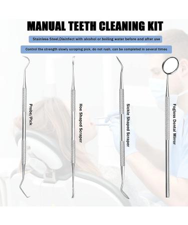 Heartyfly Dental Tools: Electric Tooth Polisher & Manual Cleaning Kit for Complete Dental Care - Buy Online on GoSupps.com