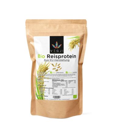 Organic rice protein from EU production - 1000 g tested quality gentle processing high protein content