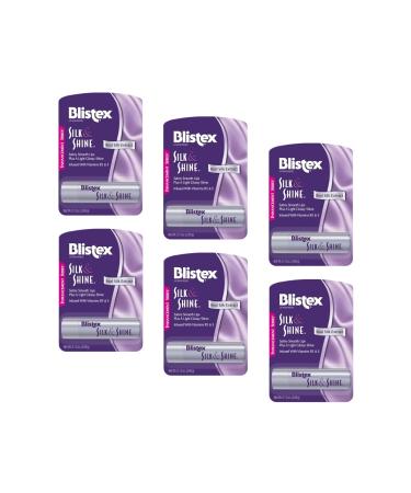 Blistex Silk & Shine Lip Moisturizer 0.13 oz Pack of 6