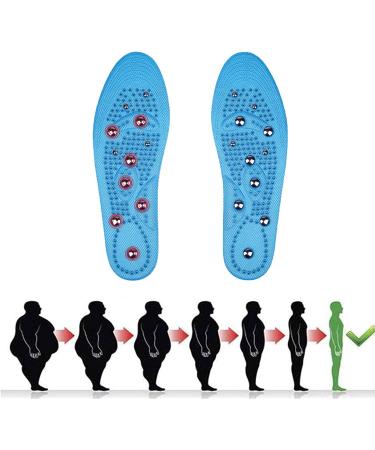 Magnetic Insoles  Orthopedic Insoles for Acupressure  for Acupressure Magnetic Massage Insoles Footwear Insoles for Men Women  Prevention of Fasciitis(35-40) 35-40 Blue 35-40
