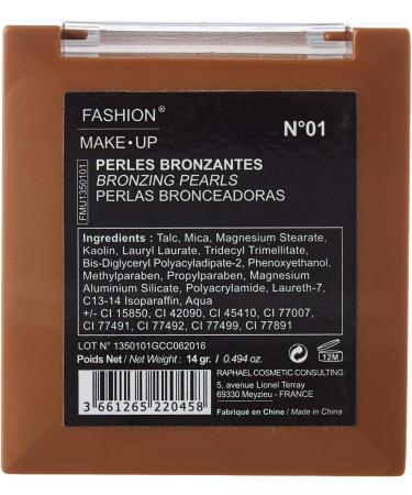 Fashion Make-Up FMU1350101 Bronzing Beads N 01 Beige 14 g Pack of 2 - Buy Online on GoSupps.com