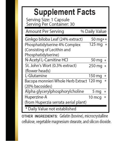 OLANTA TRADE SOLUTION Brain Memory Support - Focus and Concentration Support Memory Supplement for Brain Fog Clarity Energy and Recall Brain Supplement for Memory and Focus - 1 Bottle 30 Capsules - Buy Online on GoSupps.com