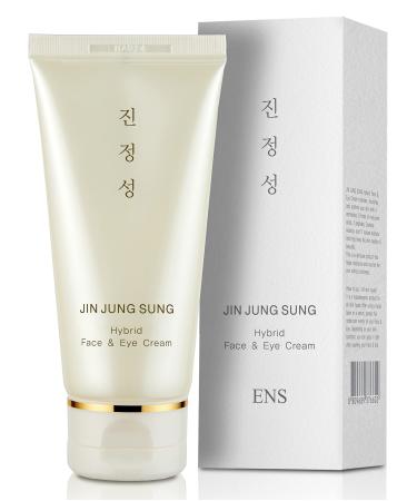 JIN JUNG SUNG Soothing Non-sticky Face Moisturizer Hyrbrid Eye Cream 2.7 Oz Oily Dry Sensitive Skin Tone Evening Deep Inner Moisturizing 7-Hyaluronic Acids CICA Complex Men Women Korean Skincare