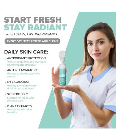 Pure Aroma Hydrating Daily Facial Cleanser | Foaming Face Wash & Makeup Remover with Hyaluronic Acid | Fragrance-Free Paraben-Free Sulfate-Free | All Skin Types | International Shipping - Buy Online on GoSupps.com