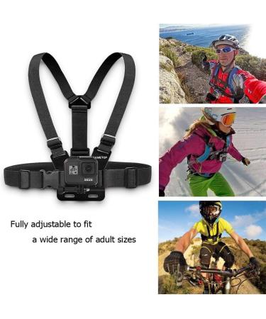 Sametop Chest Mount Harness for GoPro & Action Cameras - Compatible with Hero 11, 10, 9, 8, 7, 6, 5, 4, Session & More - Buy Online on GoSupps.com
