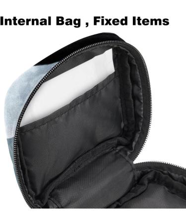 Eco-Friendly Menstruation Pad Bag with Zipper | Stylish Women's Napkin & Tampon Collection Bags - Nature Silhouette Design - Buy Online on GoSupps.com