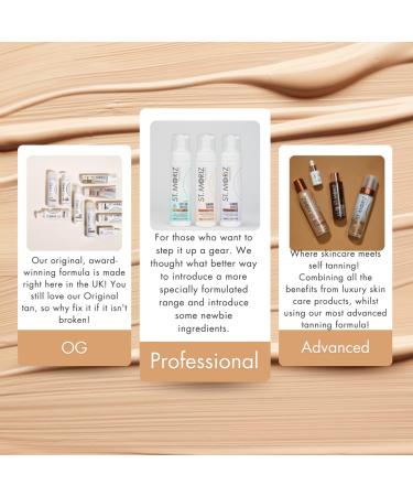 St. Moriz Pout & Glow Gift Set - Professional Medium Tanning Mousse (200ml) Includes Nude Shimmer Lip Gloss, Liquid Highlighter, & Velvet Tanning Mitt - Buy Online on GoSupps.com