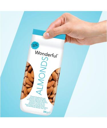 Wonderful Almonds - Amandes non sal es 200g (Lot de 2) Amandes sans sel 200 g (Lot de 2) - Buy Online on GoSupps.com