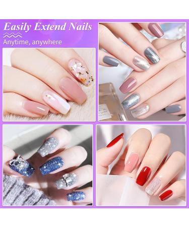 Cell 500 Pieces Soft Gel Nail Tips - Fake Full Cover Square Nails Set for DIY Nail Art with Glue - Buy Online on GoSupps.com