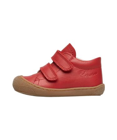 Naturino Cocoon VL-Leather First-Steps Shoes 4.5 UK Child Pomegranate