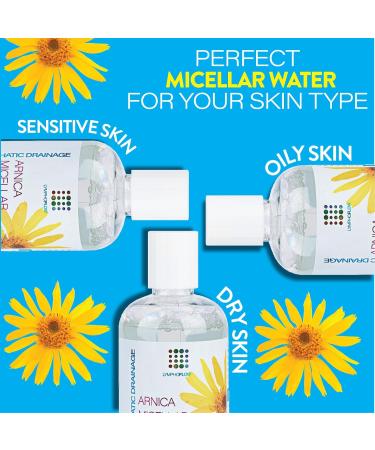 Arnica Montana Micellar Cleansing Water - Gentle Facial Cleanser & Makeup Remover for All Skin Types | Daily Care Reduces Puffiness 8 Fl Oz - Buy Online on GoSupps.com