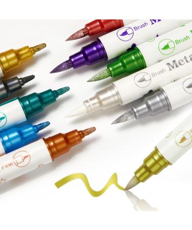 10Pcs Nail Pen Nail Art Pen Waterproof Pen Quick Dry Nail Art Painting Pen Abstract Lines Pen Metallic Nail Drawing Pen 3D Nail Art Set Nail Accessories Set - Buy Online on GoSupps.com
