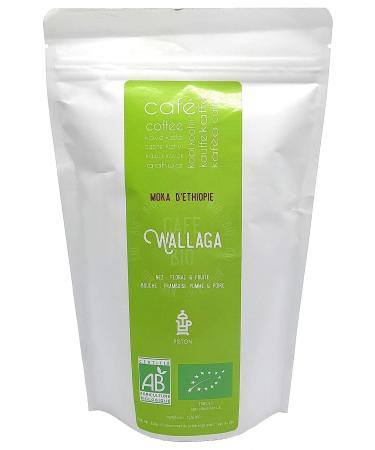 HOP CAFE Organic ground coffee for French press coffee maker 250g - Ethiopia Wallagga