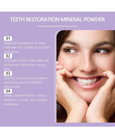 Purple Teeth Whitening Powder Gently Cleans Surfaces Restores Tooth Shine Soothes Gum Discomfort Eliminates Bad Breath and Provides Lasting Freshness(4pcs) - Buy Online on GoSupps.com