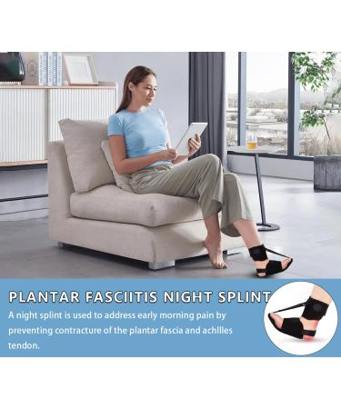 Plantar Fasciitis Night Splint - Adjustable Ankle Brace for Heel Pain Relief | Upgraded Support for Plantar Fasciitis Comfort - Buy Online on GoSupps.com