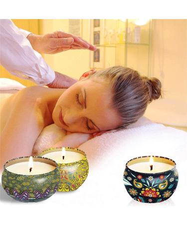 Relax Deep Sleep Scented Candles Lemon Fig Lavender Spring Fresh Rose Jasmine Vanilla Bergamot Strawberry Peppermint Rosemary Gardenia Natural Soy Wax Portable Travel Tin Fragrance -12 Pack #9 scented Candles Gift Set 12 Pack - Buy Online on GoSupps.com
