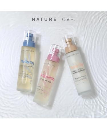 Nature Love Deep Clean Face Wash & Makeup Remover | Micellar Water Niacinamide | Paraben Free Cruelty Free Made in USA | Hydrating 6 Fl Oz - Buy Online on GoSupps.com