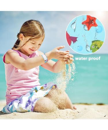 Emergency SOS Bracelet for Kids - 8 Pieces Waterproof Name Bracelets for Boys & Girls | Anti-Loss Travel Accessory - Buy Online on GoSupps.com