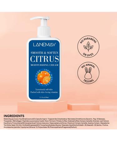 Vitamin C & Citrus Cream Face & Body Lotion Firming & Moisturizing Cream 24 Hours For Dry Skin For Fast Absorption In Very Dry Skin Formula To - Buy Online on GoSupps.com