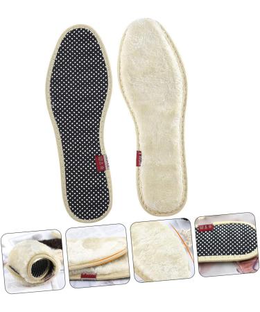 Beaupretty Fluffy Insole Slippers for Women & Men | Cozy Foam Insert Plush Slippers | Warm Imitation Wool House Shoes for Children | Beige 26.5X9X1.8cm - Buy Online on GoSupps.com
